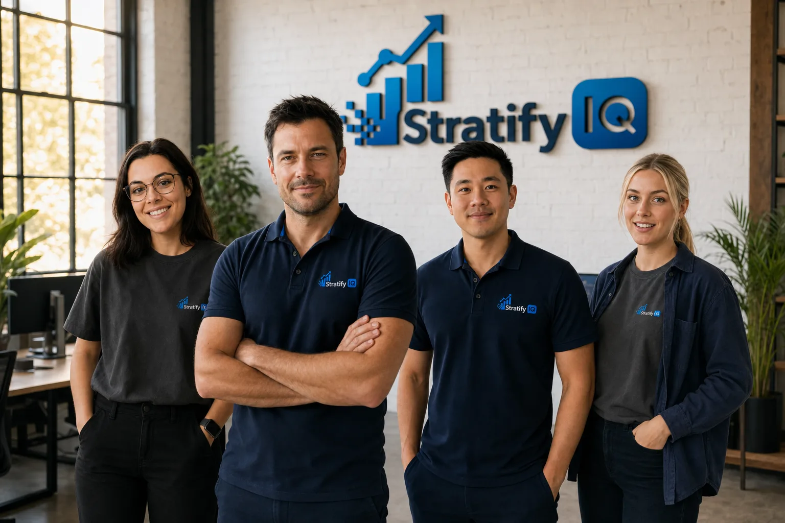 The Stratify IQ team in the Melbourne studio